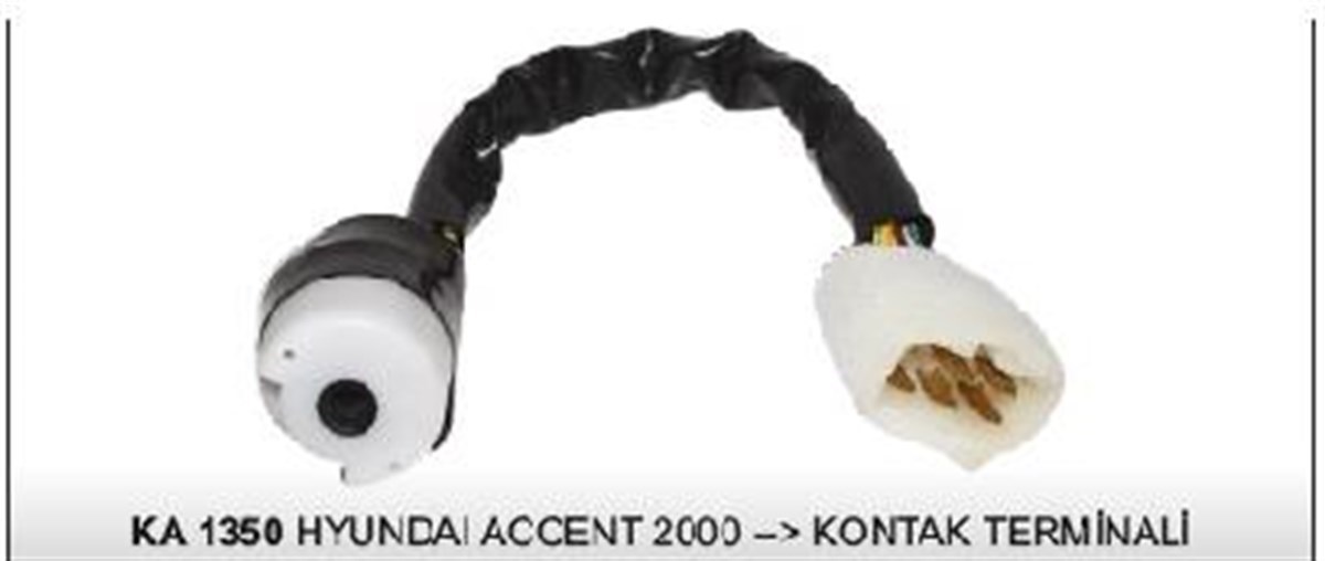 Kontak Termiği Hyundai Accent 2000     5 Fiş Ka1350 Terminal Termik