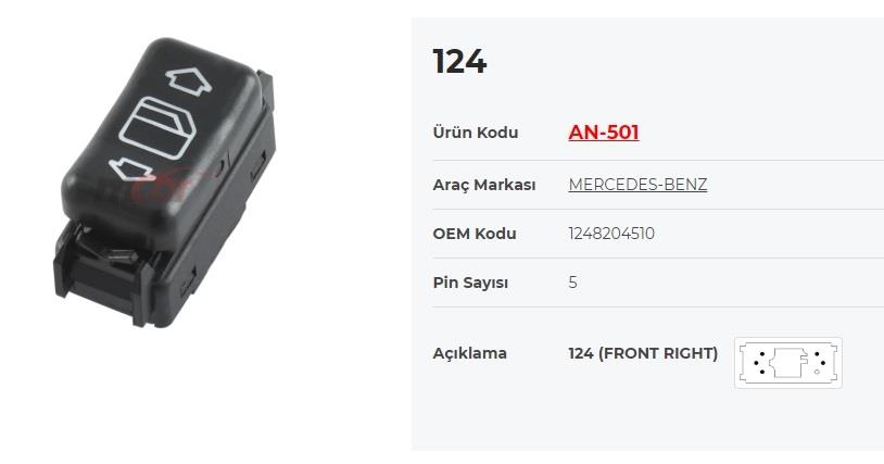 KRAWAN501-Cam Anahtarları