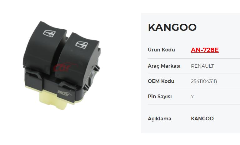 KRAWAN728E-Cam Anahtarları