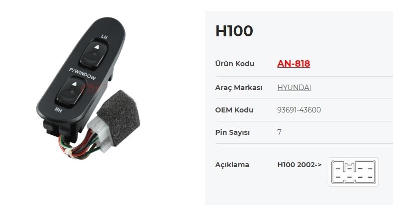 KRAWAN818-Cam Anahtarları