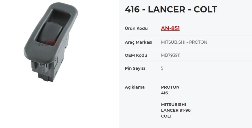 KRAWAN851-Cam Anahtarları