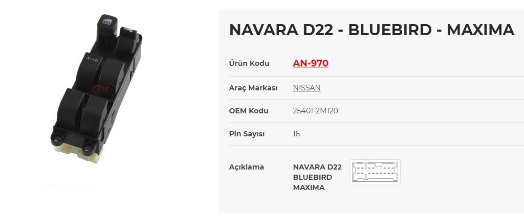KRAWAN970-Cam Anahtarları