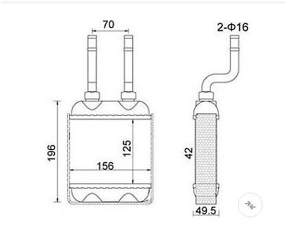 MARELLI359000300860-Kalorifer Radyatörü
