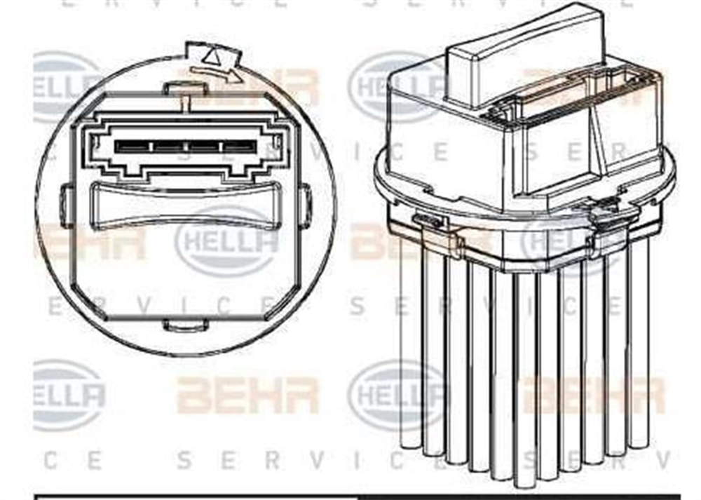MARELLI359003410270-Kalorifer Rezistansı