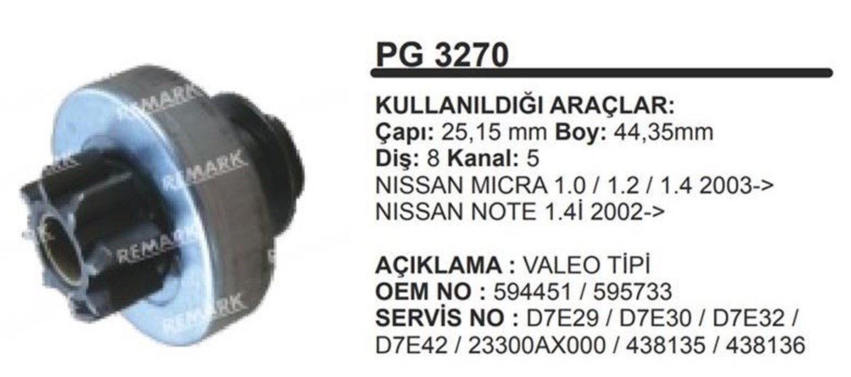 Marş Dişlisi 8Diş Nissan Premera Micra Note 1,2 1,4