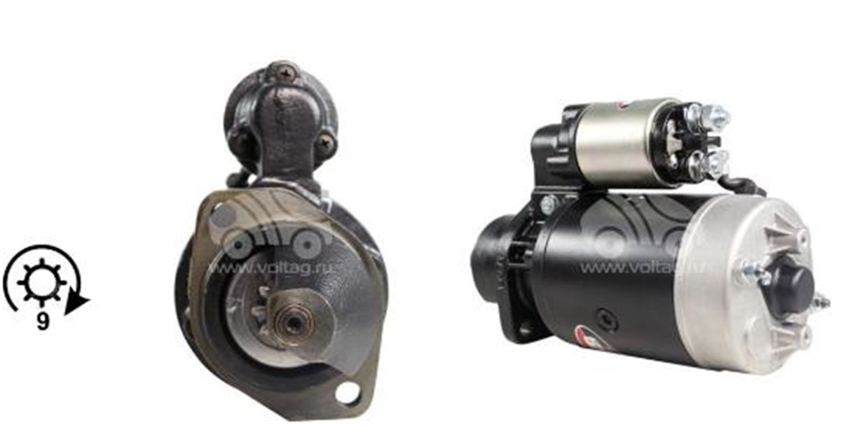 Marş Motoru 12V 9Diş Atlas Lombardini Hanomag Sabb Marine  Steyr Goldoni