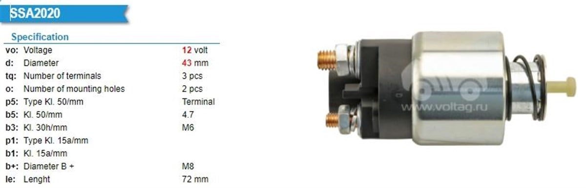 Marş Otomatiği 12V Delco Tip Hyundai Accent Blue Ufak Soket