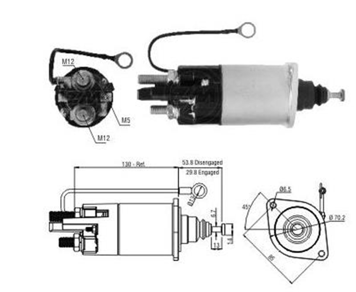 MARŞ OTOMATİĞİ 24V 39MT DELCO TİPİ PROFESYONEL 827 KAMYON CUMMİNS 8.3L-935 1142 SERİSİ ÇEKİCİ