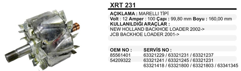 MARTEKXRT231-Rotor