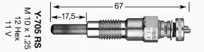 NGK-1249-Kızdırma Bujisi