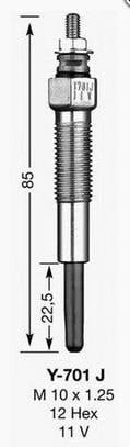 NGK-1566-Kızdırma Bujisi