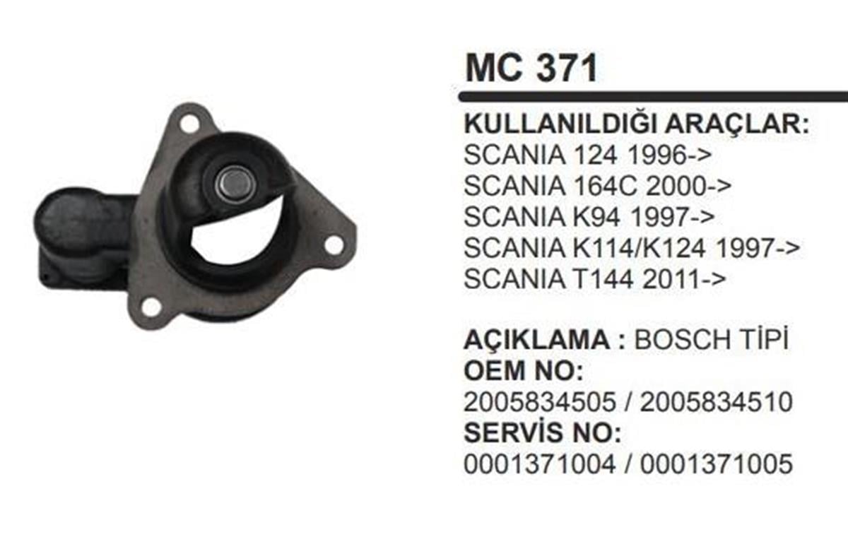 Pinyon Kapağı Scanıa 114 164 T94 144 98 | Remark Mc371