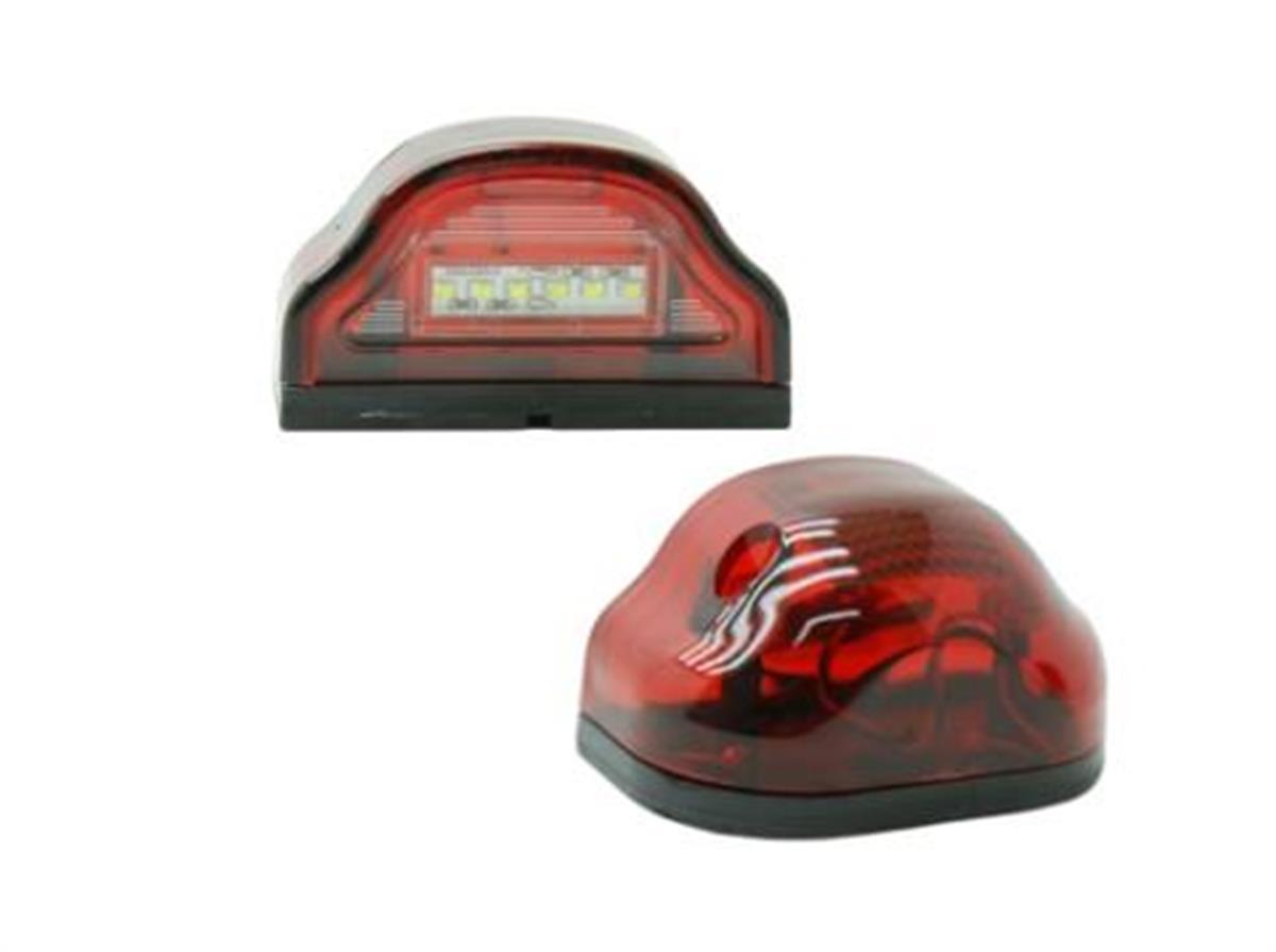 Plaka Lamba Kobra 6 Led Kırmızı