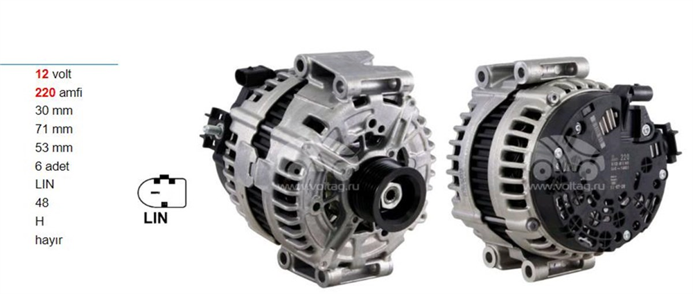 PLUSLINE0121813001PRO-Alternatör Dinamo