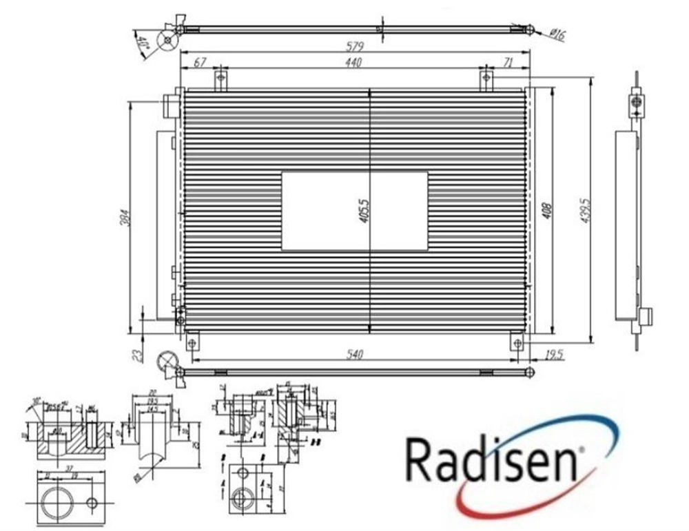 RADISENRC941171-Klima Radyatörü (Kondenser)