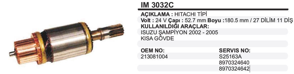 REMARKIM3032C-Marş Kollektörleri