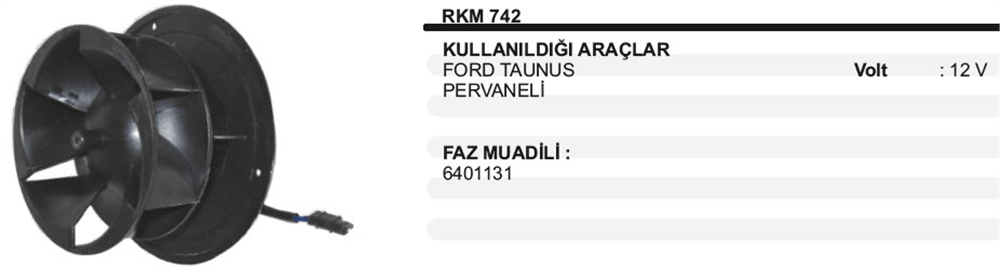 REMARKRKM742-Kalorifer Motoru