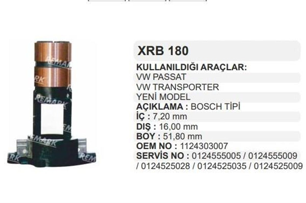 REMARKXRB180-Rotor Bakırları