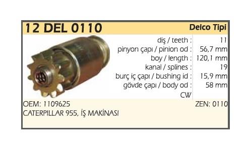 SIWAY12DEL0110-Marş Dişlisi