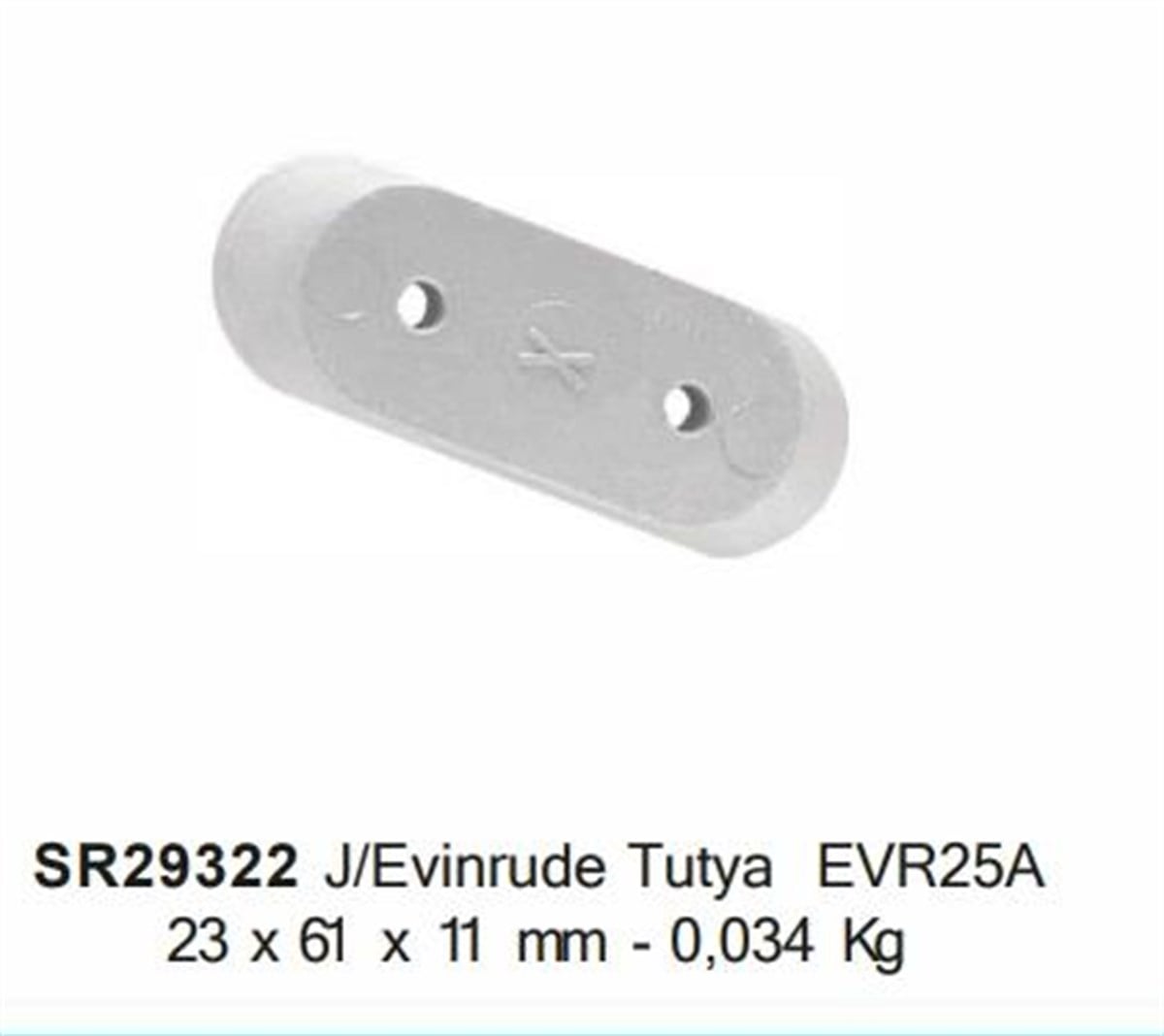 Tutya J/Evınrude 0 034 Kg Alüminyum