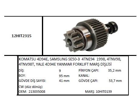 TYPER12HIT2315-Marş Dişlisi