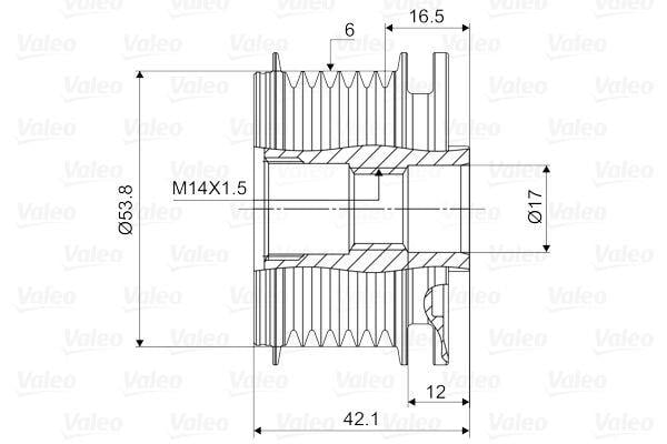 VALEO588011-Alternatör Kasnağı