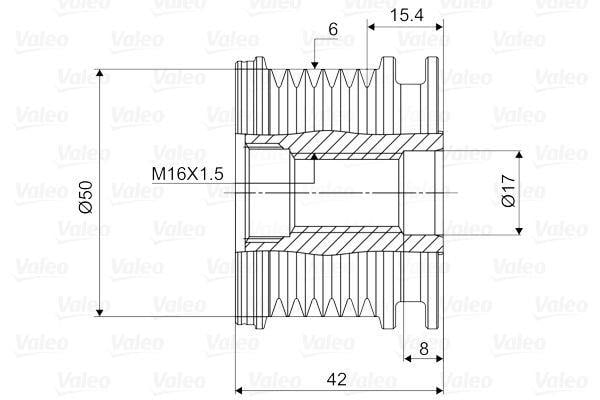 VALEO588039-Alternatör Kasnağı