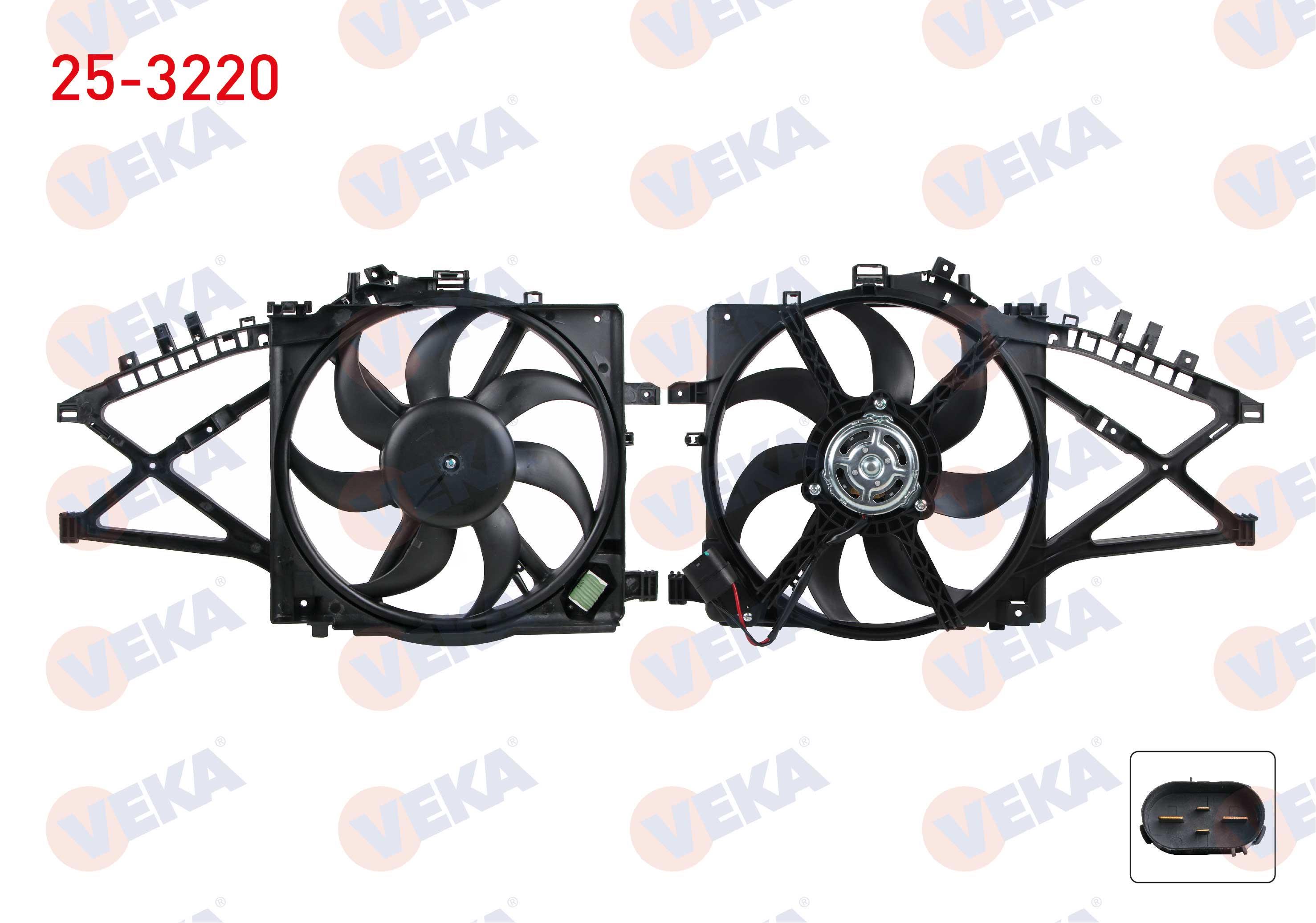 VEKA253220-Fan Motoru
