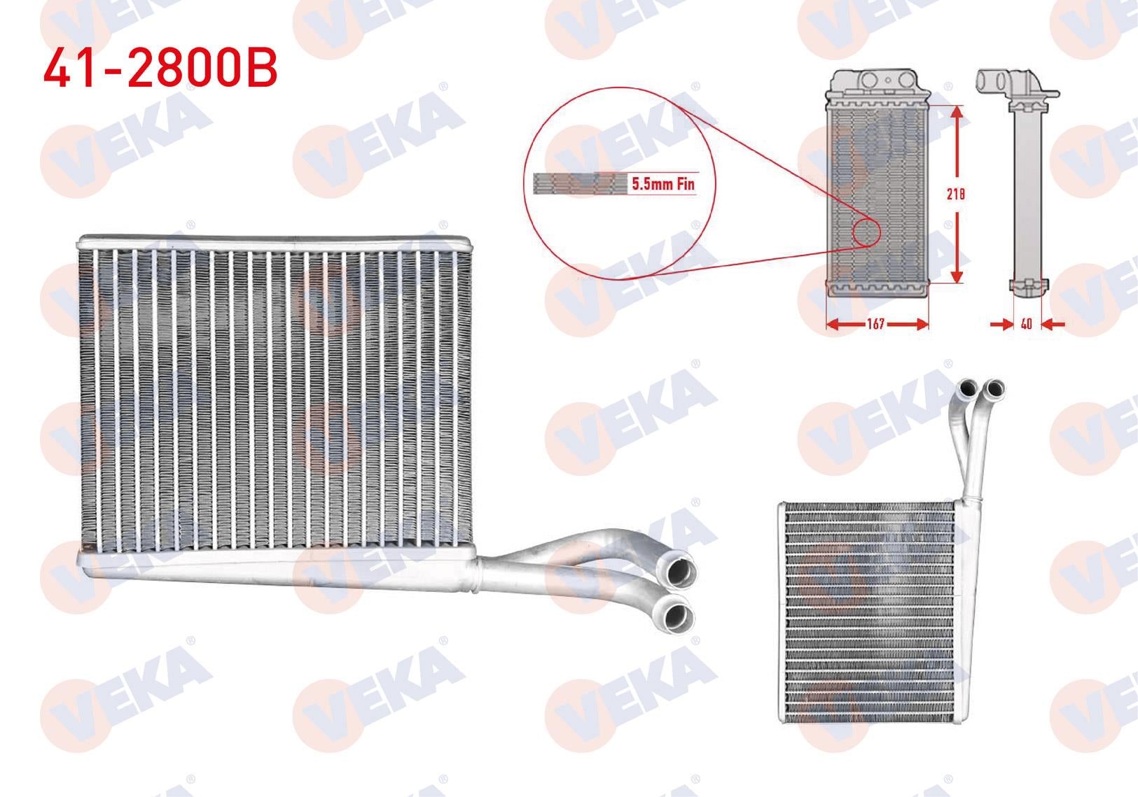 VEKA412800B-Kalorifer Radyatörü