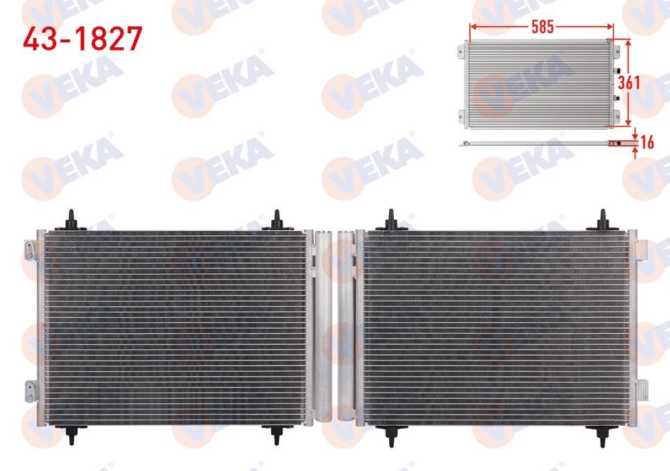 VEKA431827-Klima Radyatörü (Kondenser)