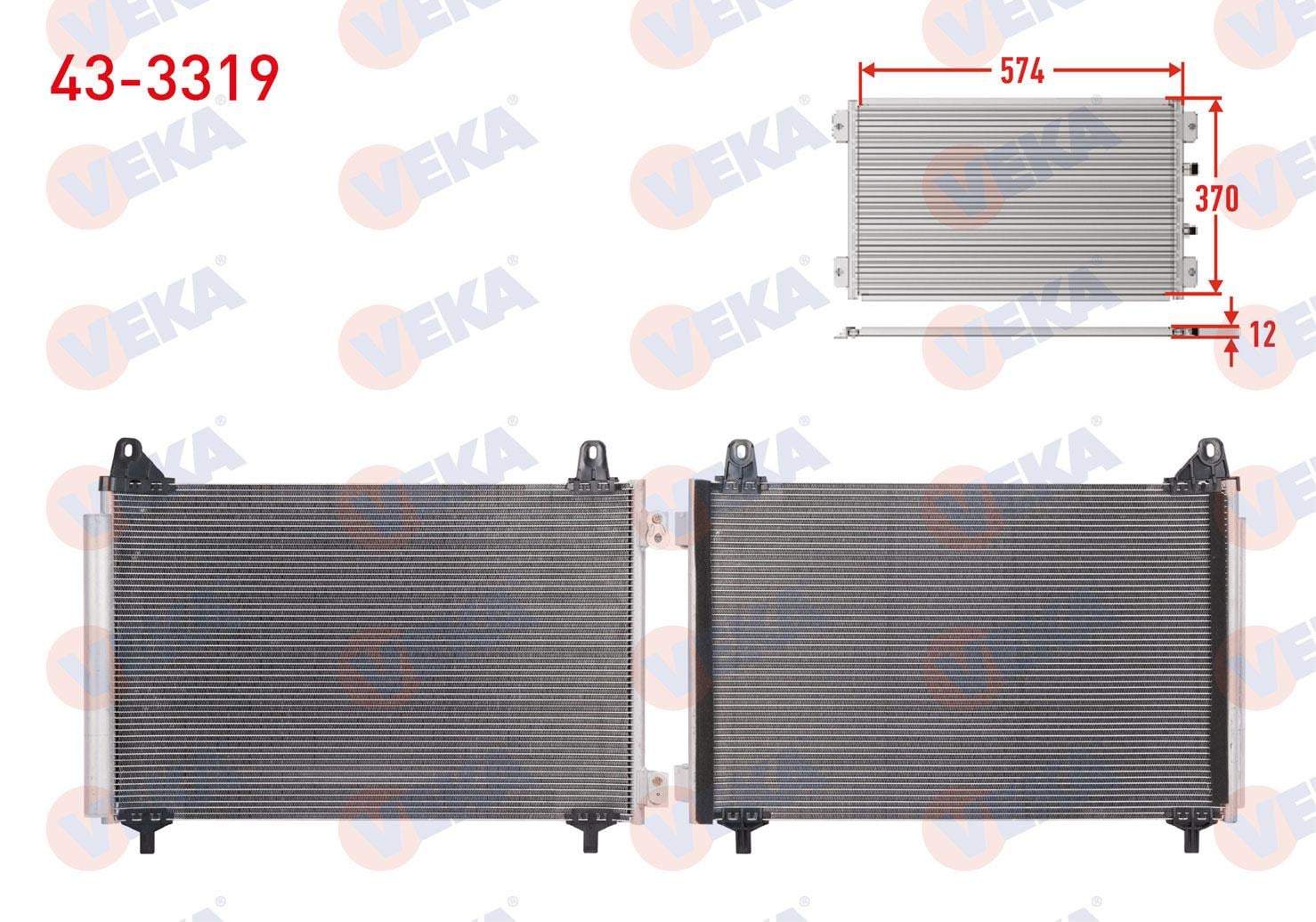 VEKA433319-Klima Radyatörü (Kondenser)