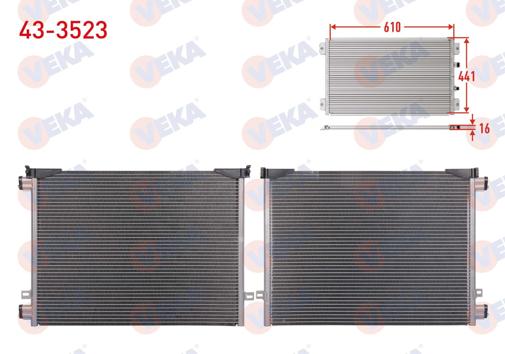 VEKA433523-Klima Radyatörü (Kondenser)