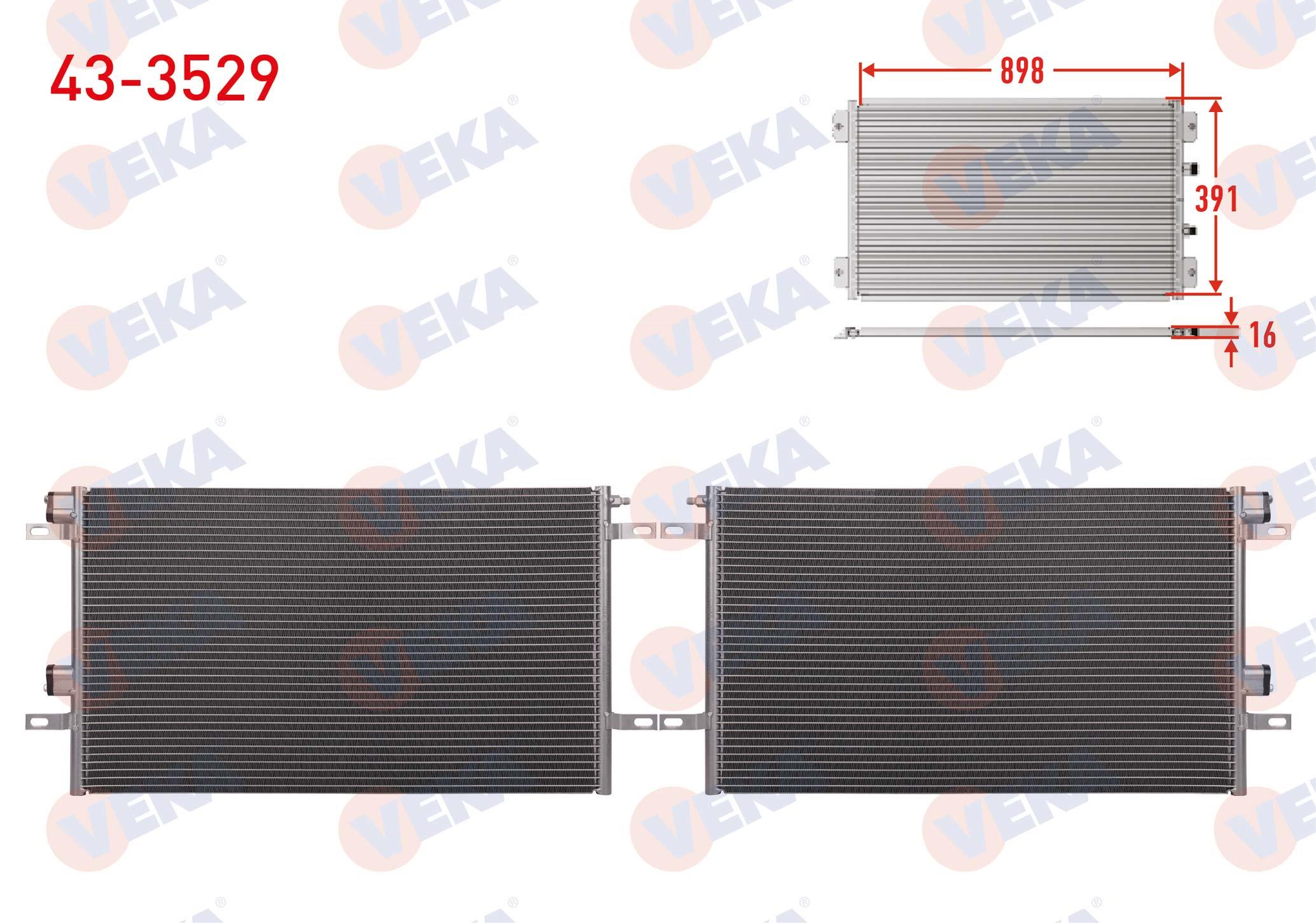 VEKA433529-Klima Radyatörü (Kondenser)