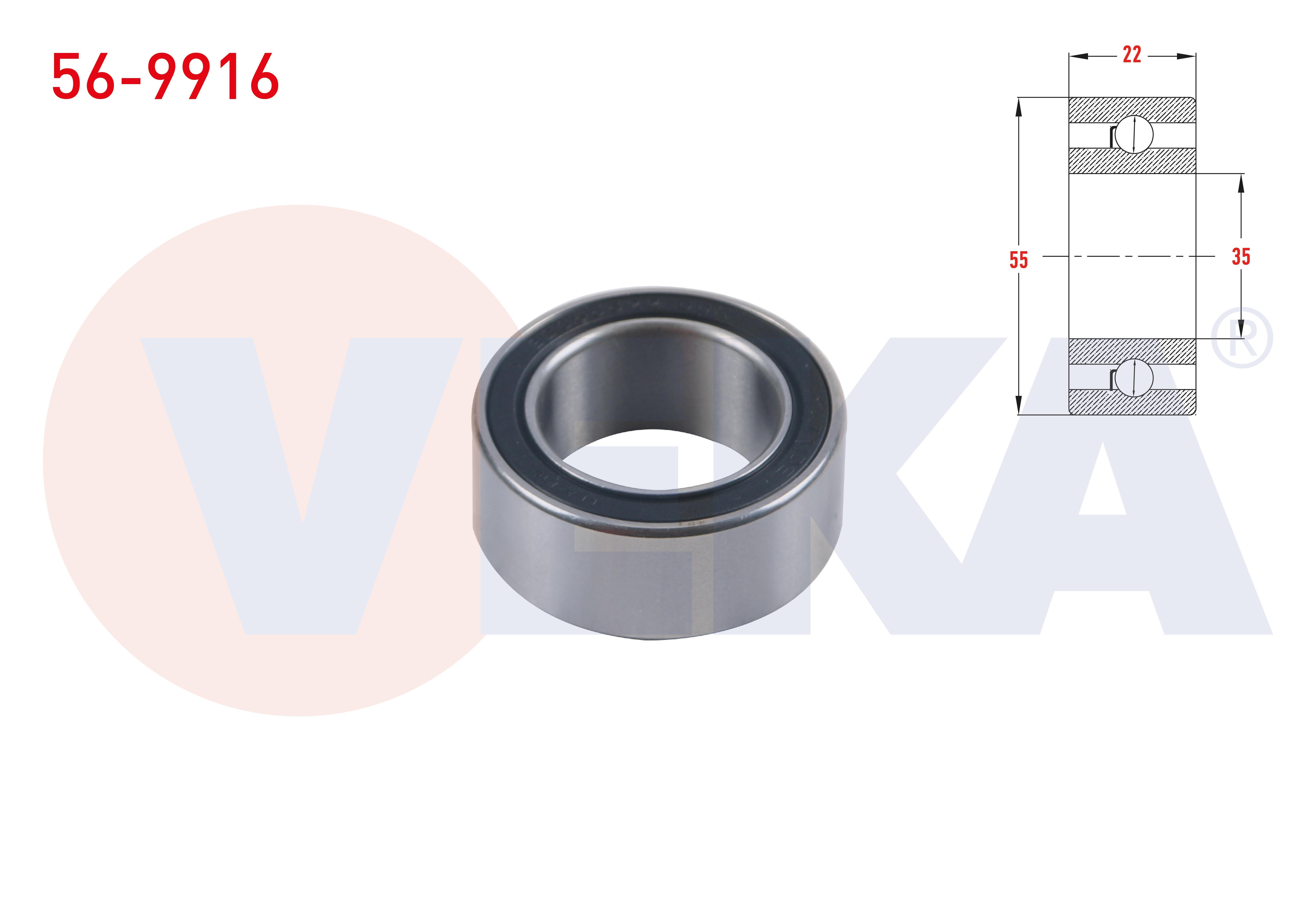 VEKA569916-Rulmanlar