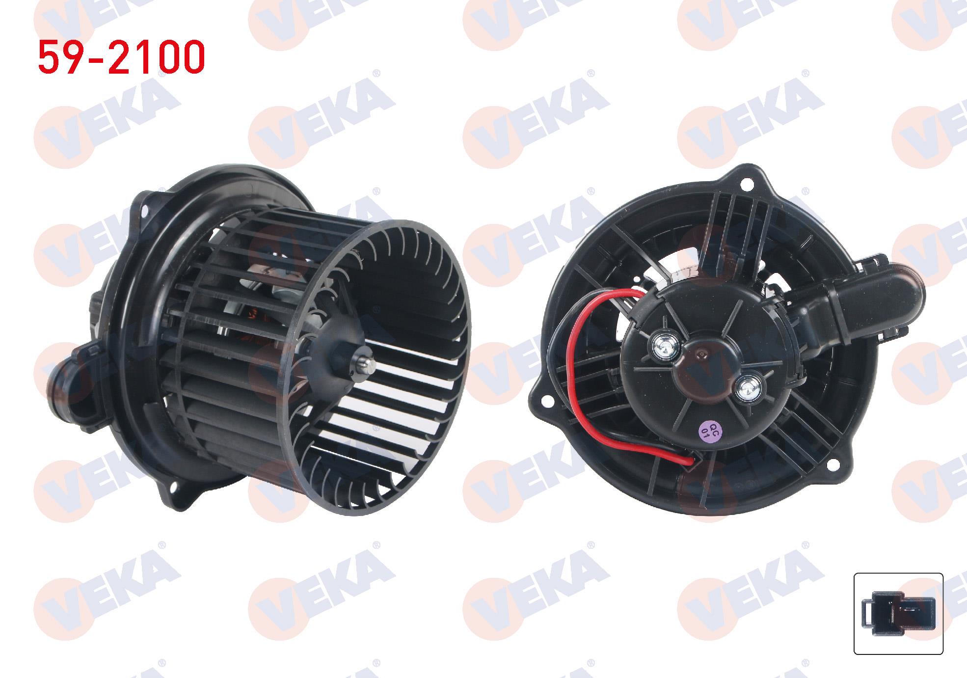 VEKA592100-Kalorifer Motoru