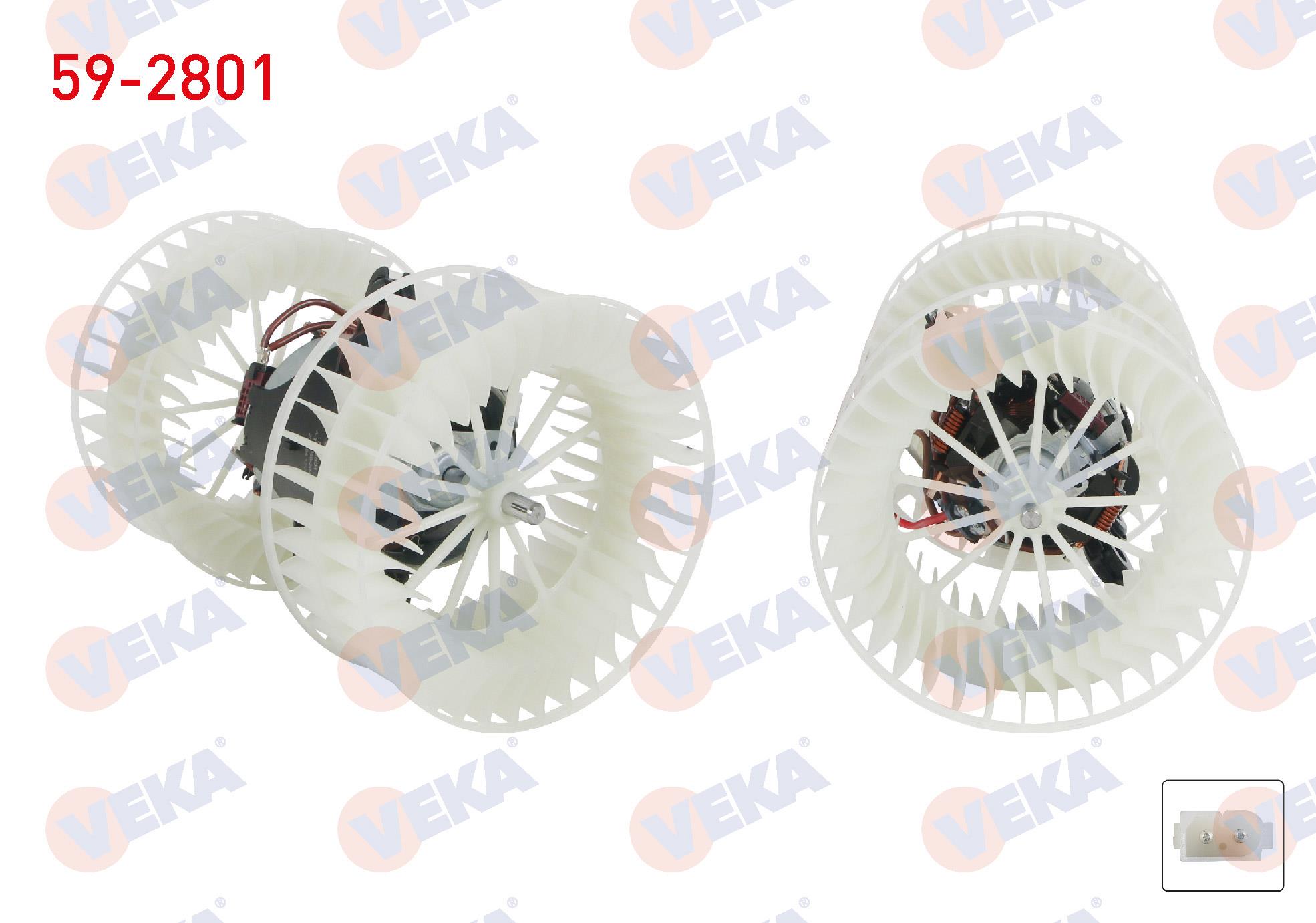 VEKA592801-Kalorifer Motoru