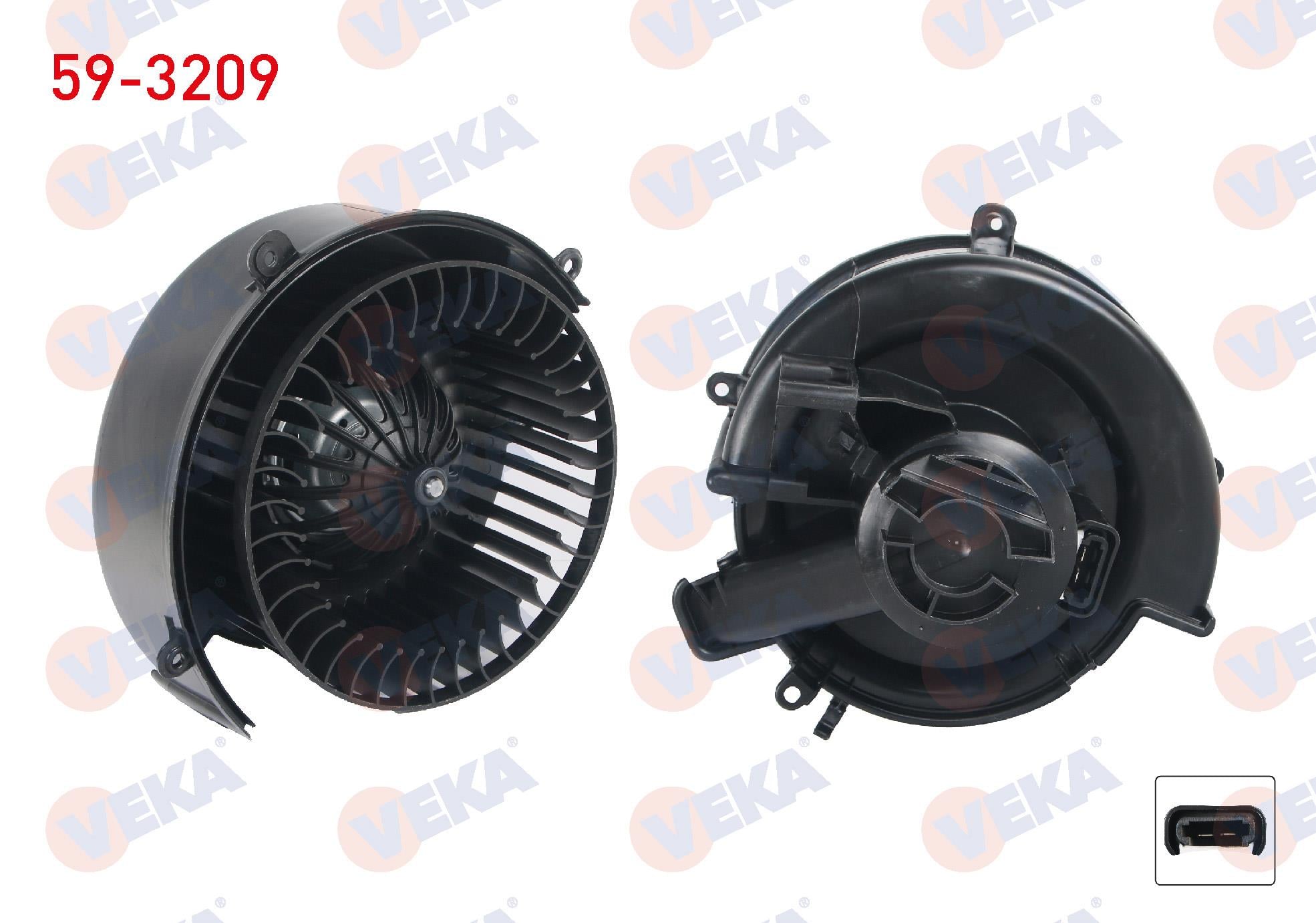 VEKA593209-Kalorifer Motoru