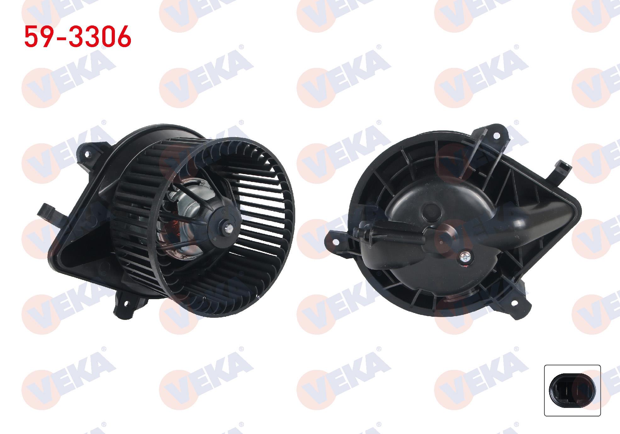 VEKA593306-Kalorifer Motoru