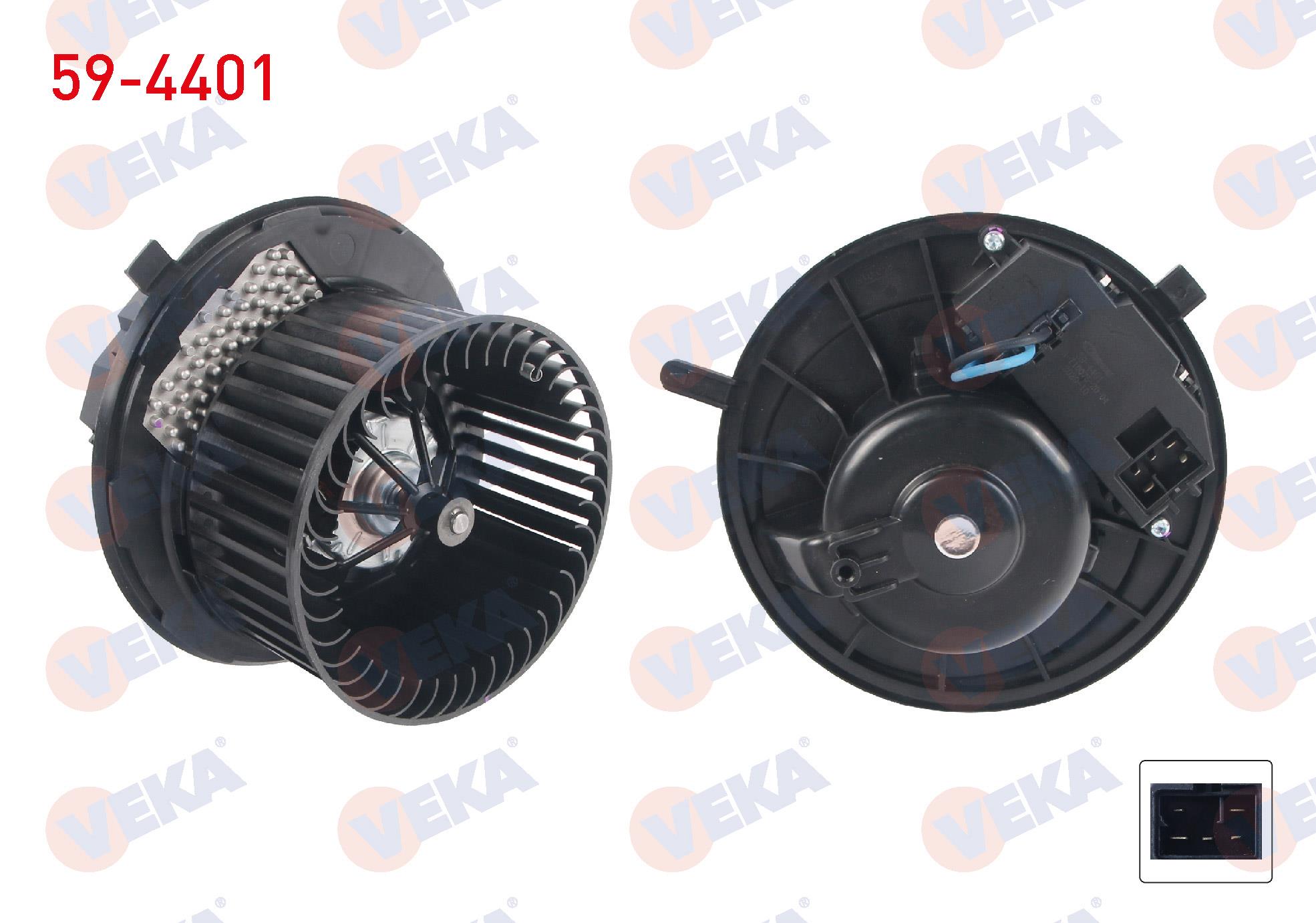 VEKA594401-Kalorifer Motoru