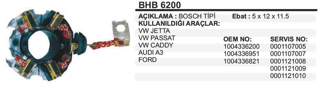 WINWINBHB6200-Marş Kömürü ve Kömür Yuvası
