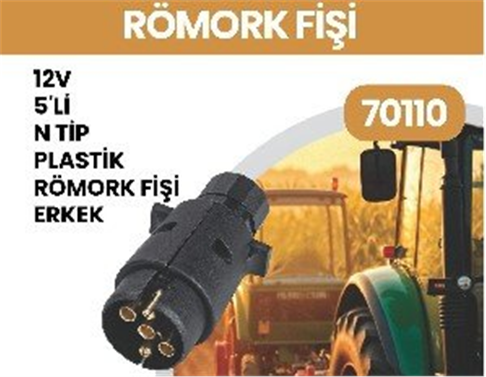 WOLFRAM70110 -Römork Fişi