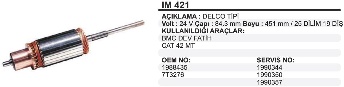 WUTSEIM421-Marş Kollektörleri