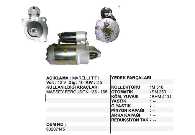 WUTSESTR4656-Marş Motoru - Marş Dinamosu