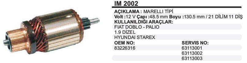YGTIM2002-Marş Kollektörleri