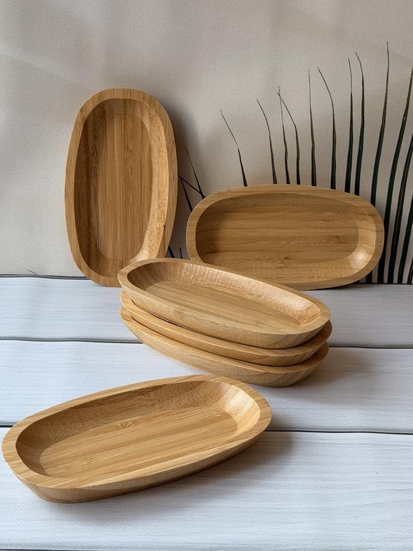 Bambu Caliente Sunum Tabak 6'lı 20 Cm