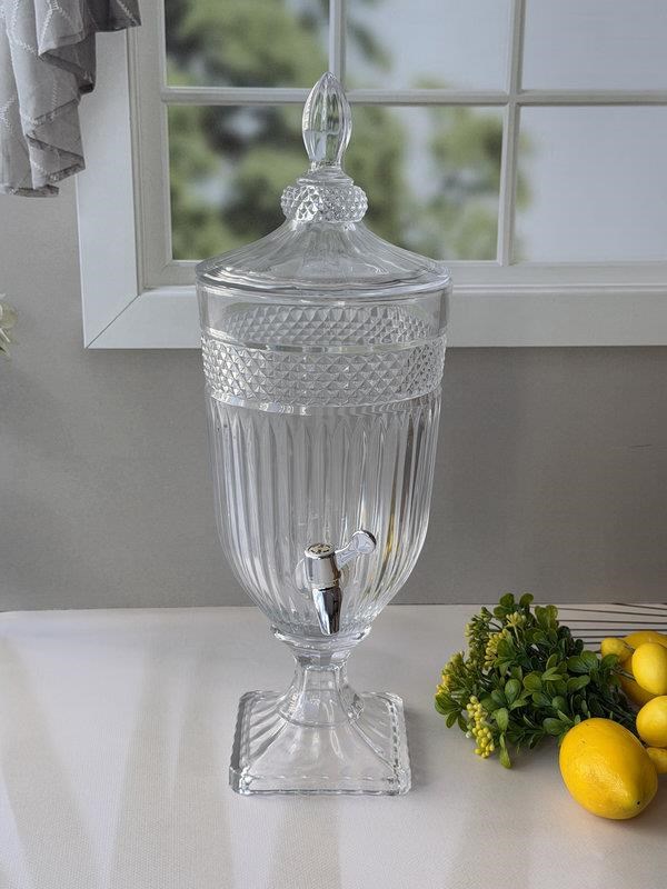 Cam Sebil-Damacana Ayaklı Vitella 3000 ml