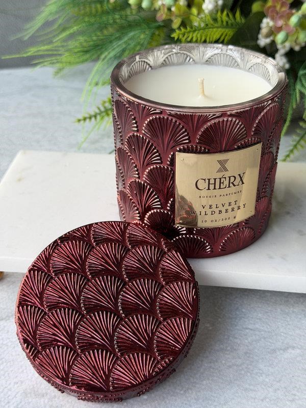 Cherx Cam Kavanoz Mum Velvet Wıldberry