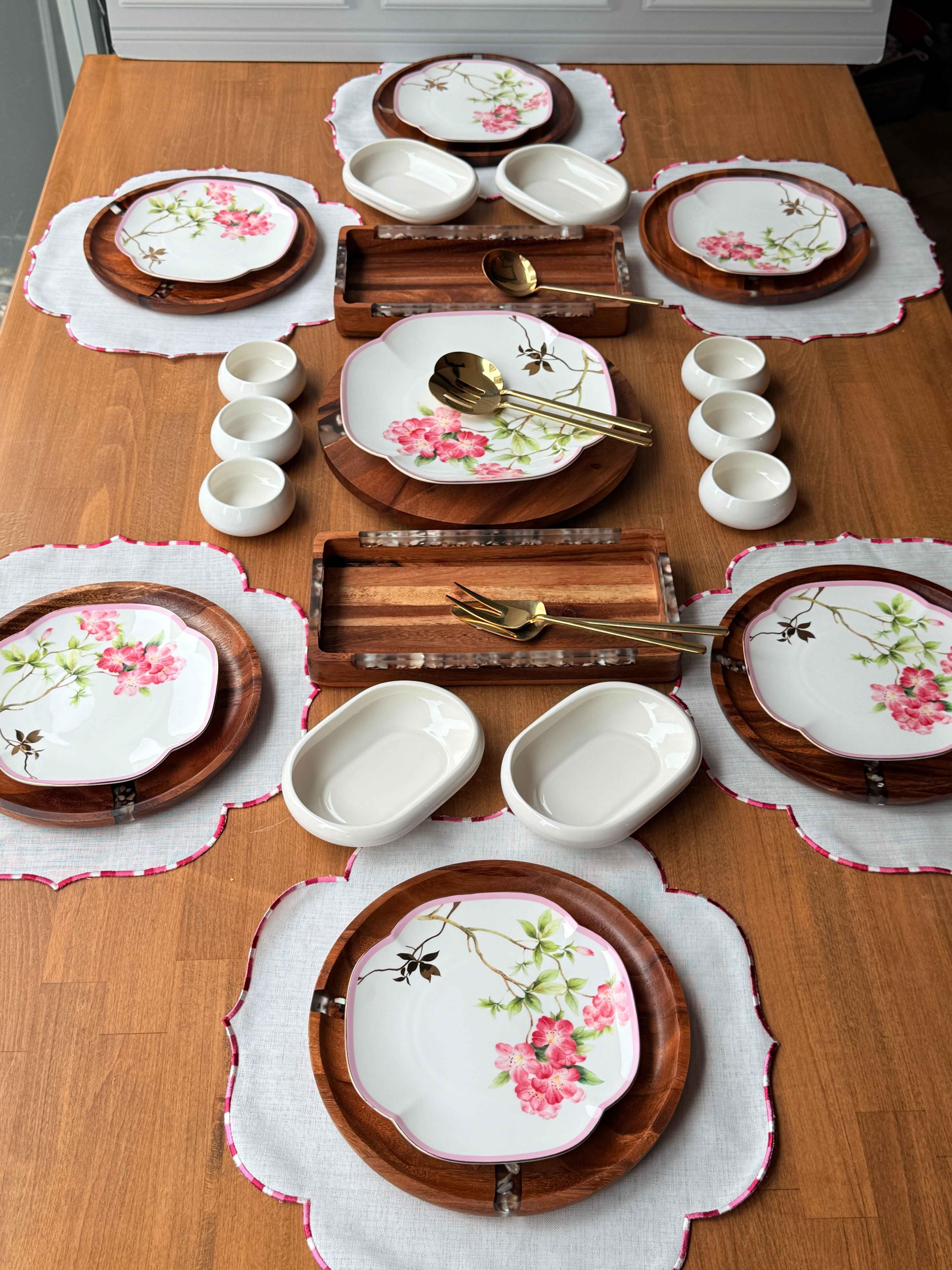 Kahvaltı Takımı Akasya Blossom 37 Parça 6 Kişilik