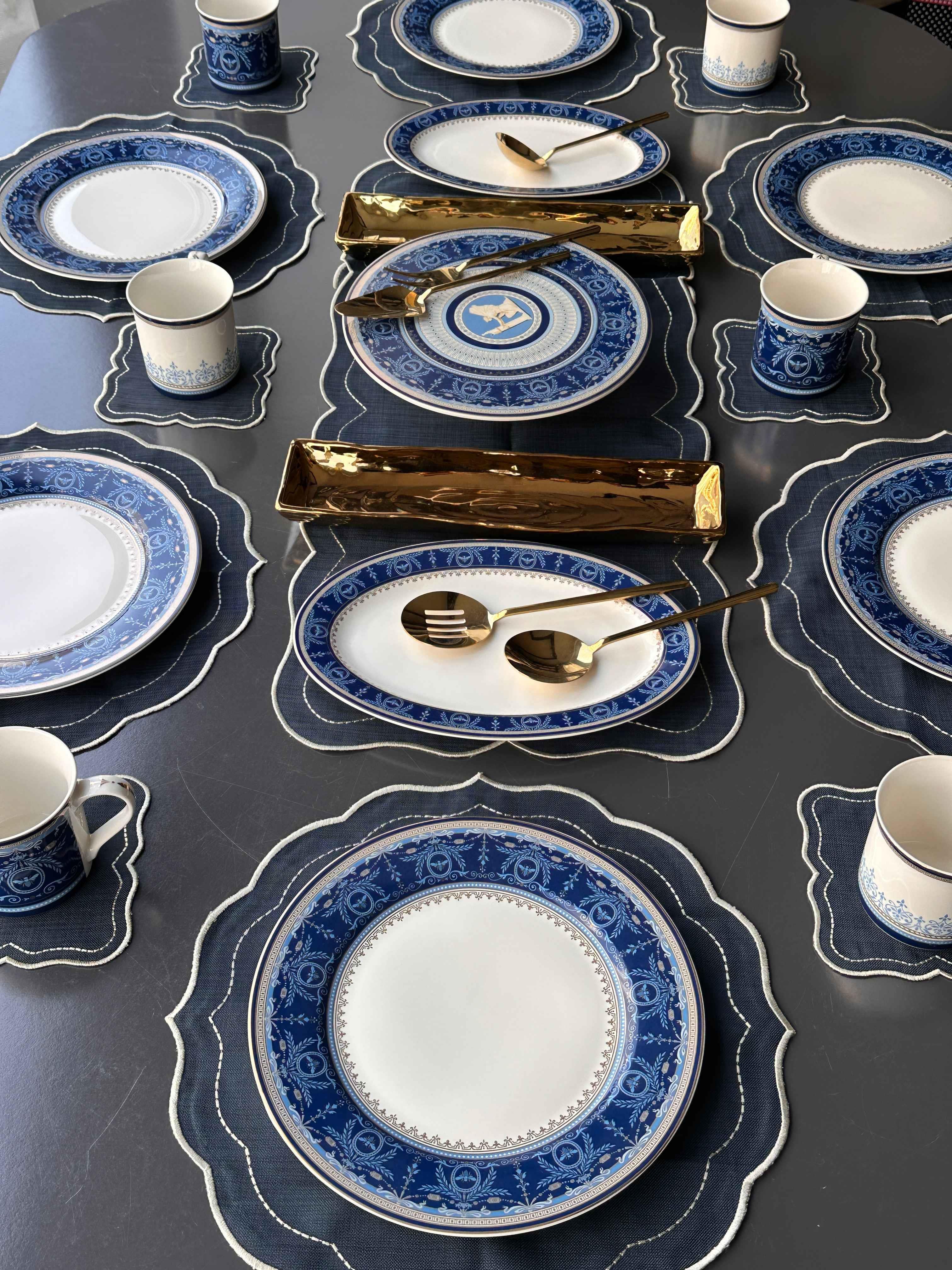 Kahvaltı Takımı Blue Banube 35 Parça 6 Kişilik