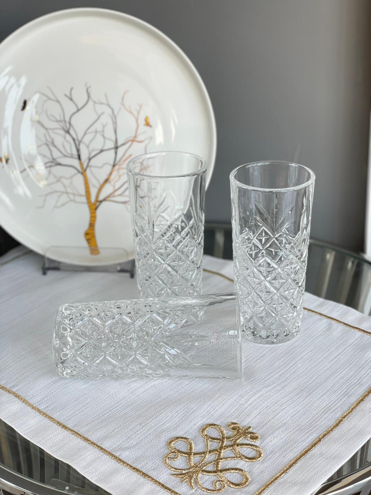Kristal Elegant Meşrubat Bardak 6'lı